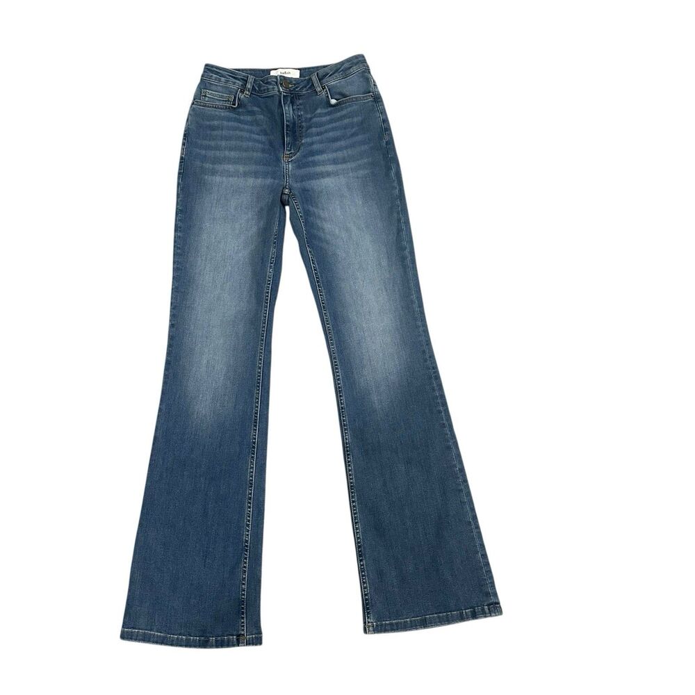 ba&sh Aommie Jeans Bootcut Mid-Rise Women’s 26 X 33 Blue Denim Organic Cotton